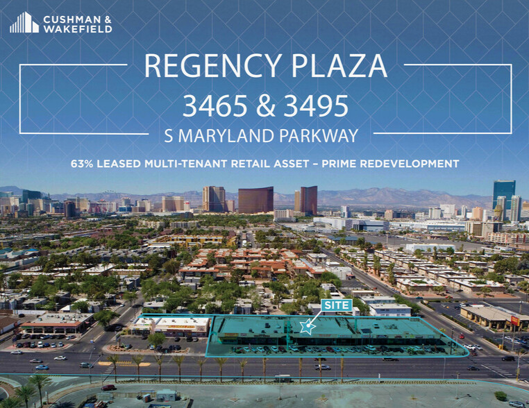 3465-3495 S Maryland Pky, Las Vegas, NV for sale - Building Photo - Image 1 of 5