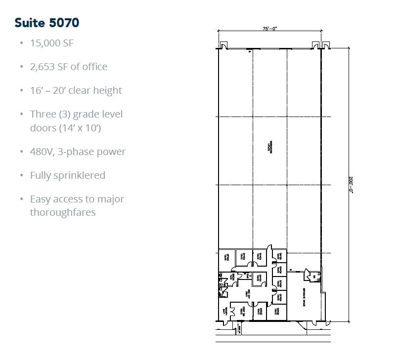 5029-5047 Martin Luther King Fwy, Fort Worth, TX for lease Interior Photo- Image 1 of 1