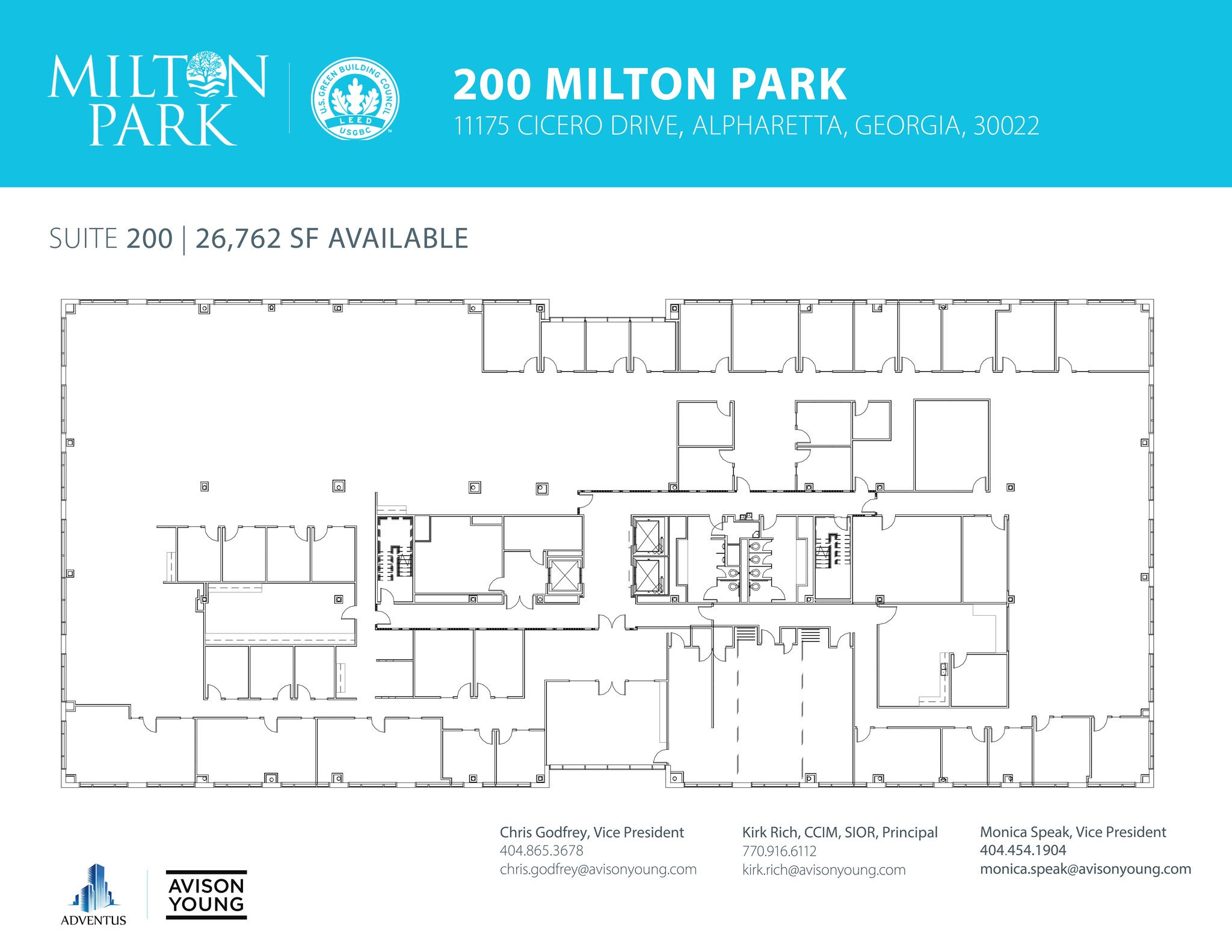 11175 Cicero Dr, Alpharetta, GA à louer Plan de site- Image 1 de 1