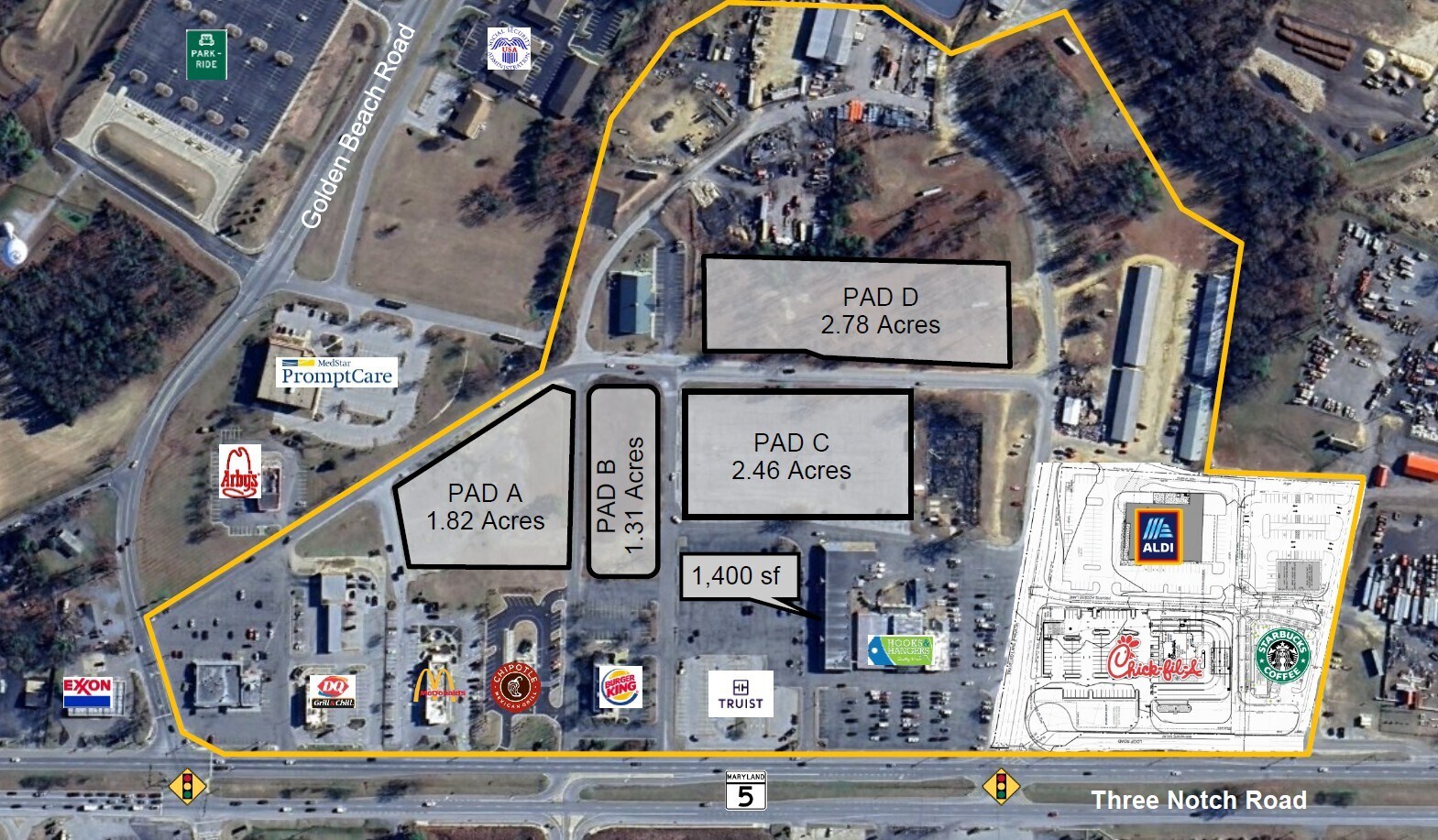 Three Notch Road, Charlotte Hall, MD for lease Building Photo- Image 1 of 3