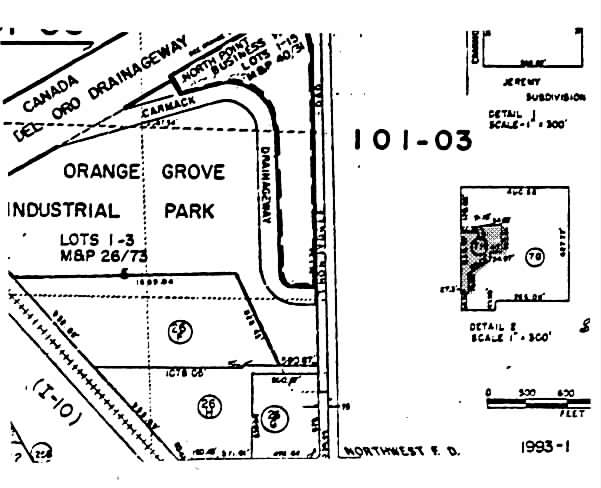 4443 W Ina Rd, Tucson, AZ à louer - Plan cadastral - Image 3 de 4