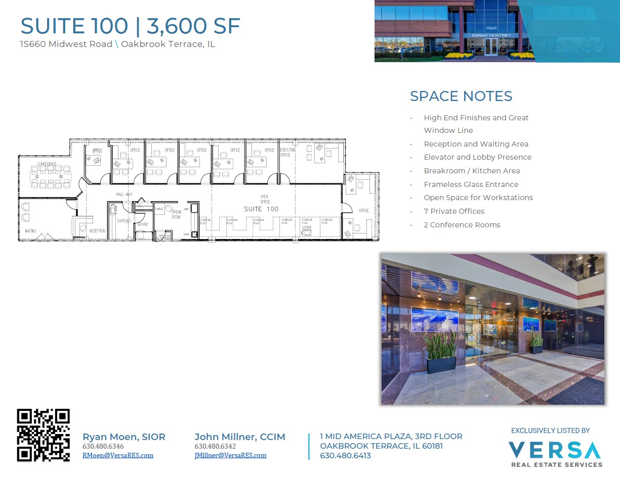 1S660 Midwest Rd, Oakbrook Terrace, IL à louer Photo intérieure- Image 1 de 1