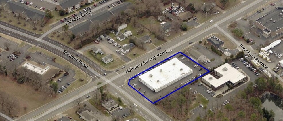 2910-2914 Hungary Spring Rd, Richmond, VA for lease - Aerial - Image 2 of 4