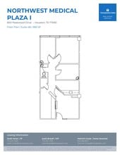 800 Peakwood Dr, Houston, TX for lease Floor Plan- Image 1 of 2