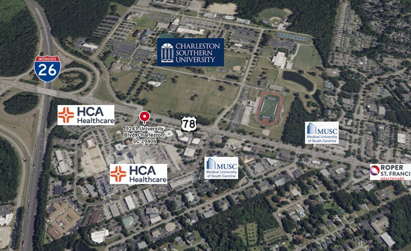 9241 University Blvd, North Charleston, SC à vendre - Photo du bâtiment - Image 2 de 21