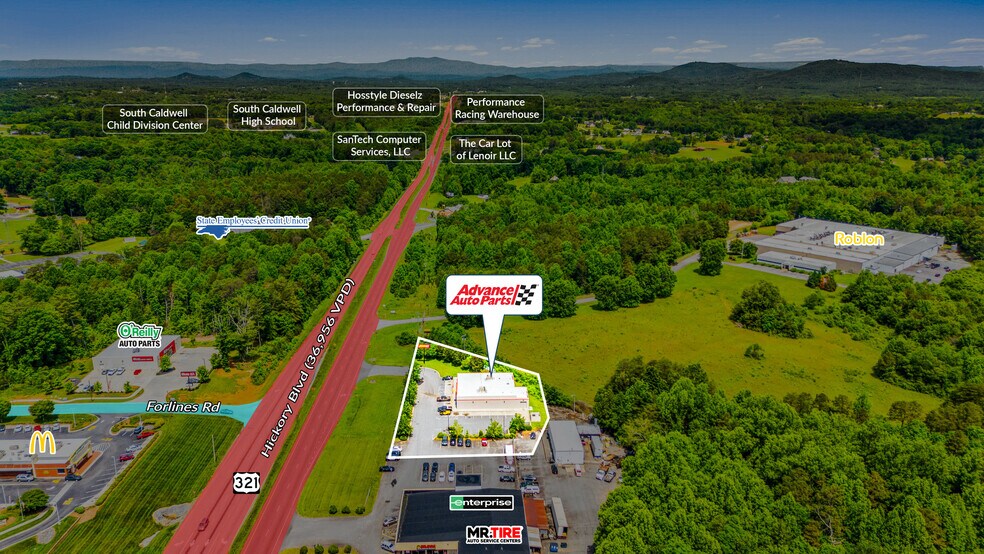 3918 Hickory Blvd, Granite Falls, NC à vendre - Photo du bâtiment - Image 2 de 5