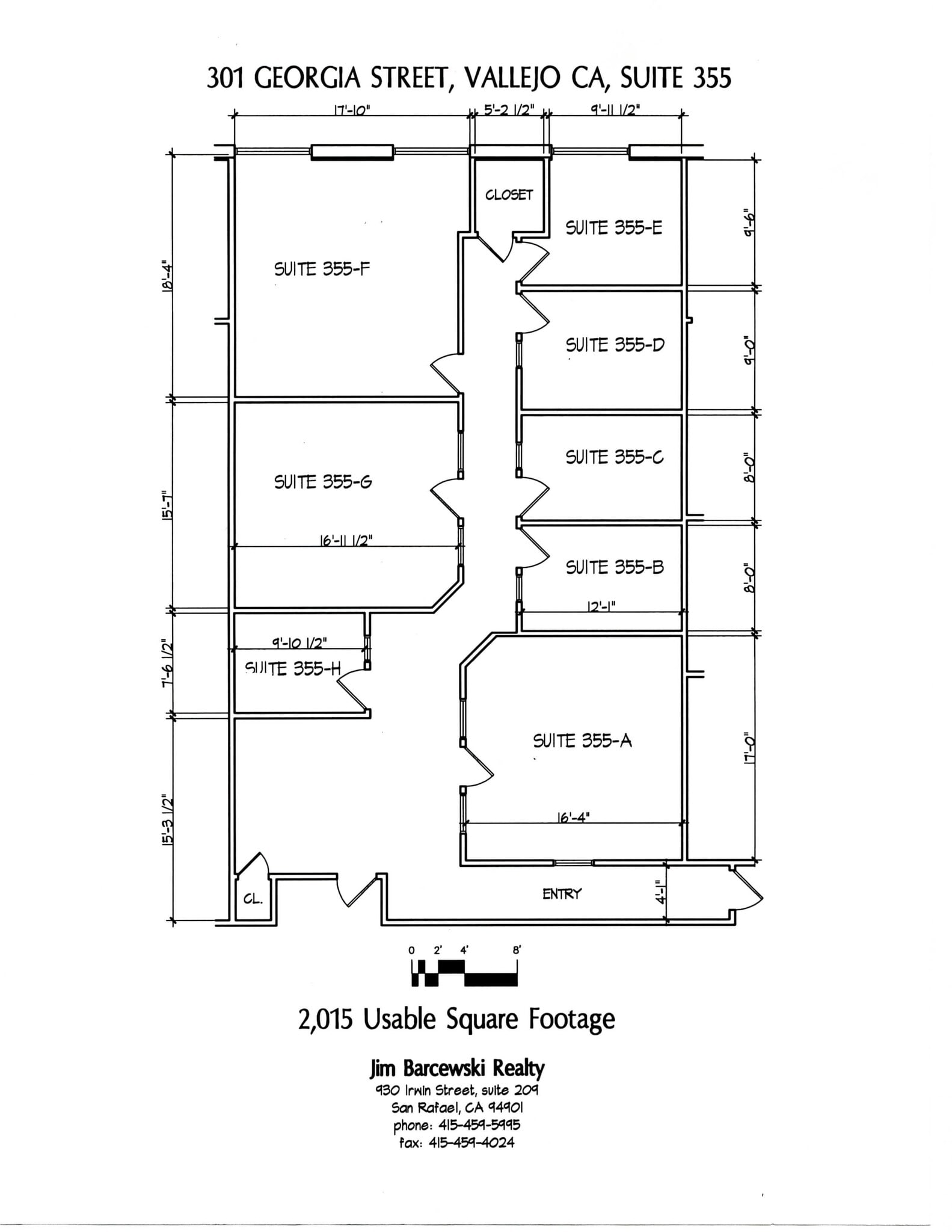 301 Georgia St, Vallejo, CA à louer Plan de site- Image 1 de 4