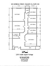 301 Georgia St, Vallejo, CA à louer Plan de site- Image 1 de 4