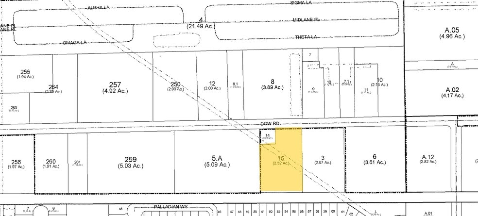 4025 Dow Rd, Melbourne, FL for lease - Plat Map - Image 3 of 5