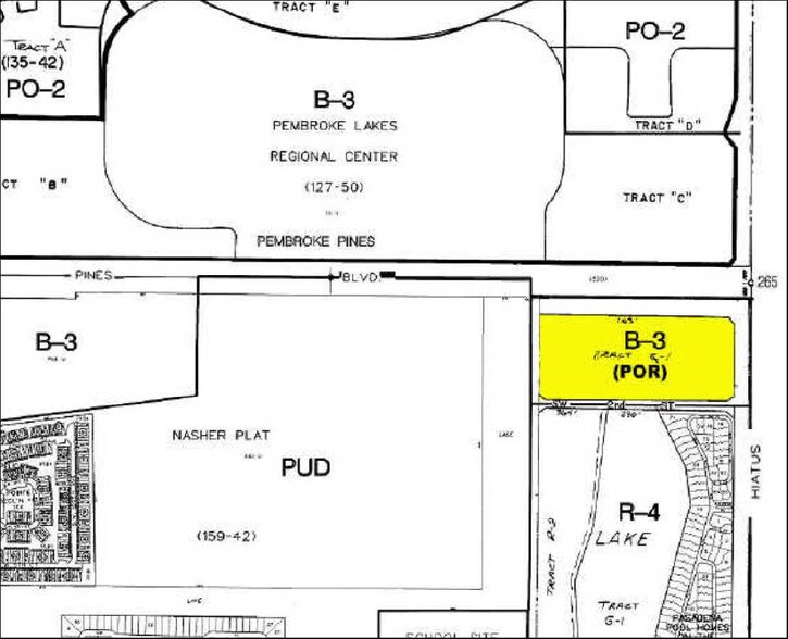 11210-11300 Pines Blvd, Pembroke Pines, FL à louer - Plan cadastral - Image 3 de 19