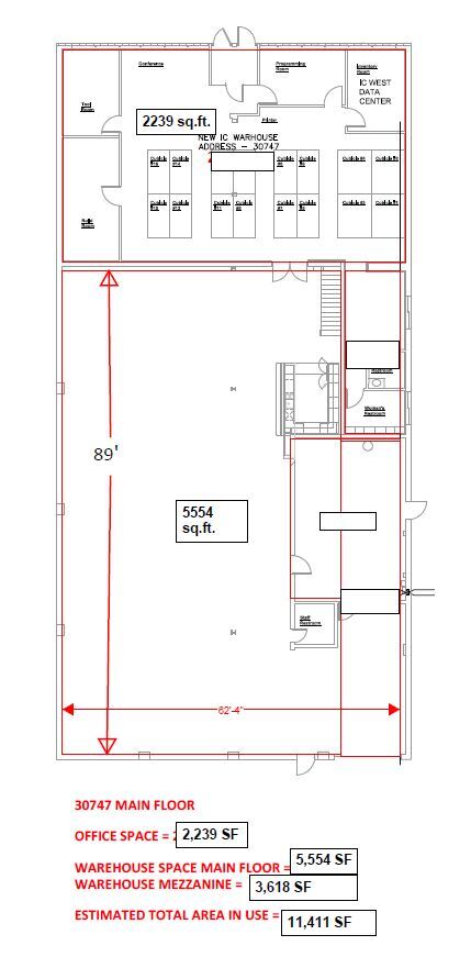 30747 W 10 Mile Rd, Farmington, MI à louer Plan d  tage- Image 1 de 1