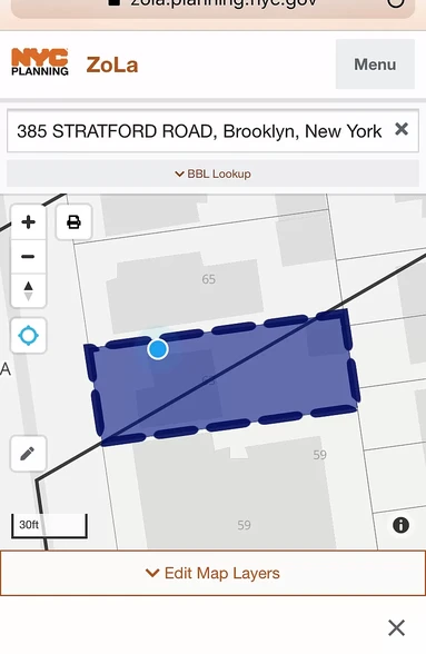 385 Stratford Rd, Brooklyn, NY for sale - Plat Map - Image 2 of 2