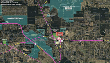 1 Heritage Cir, Magnolia, TX - aerial  map view