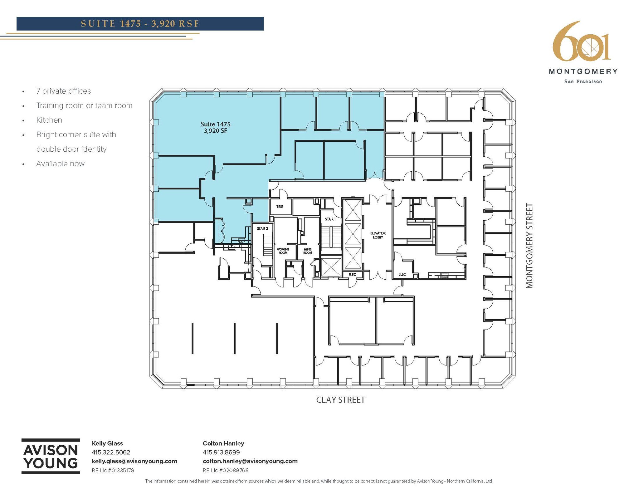 601 Montgomery St, San Francisco, CA for lease Floor Plan- Image 1 of 1