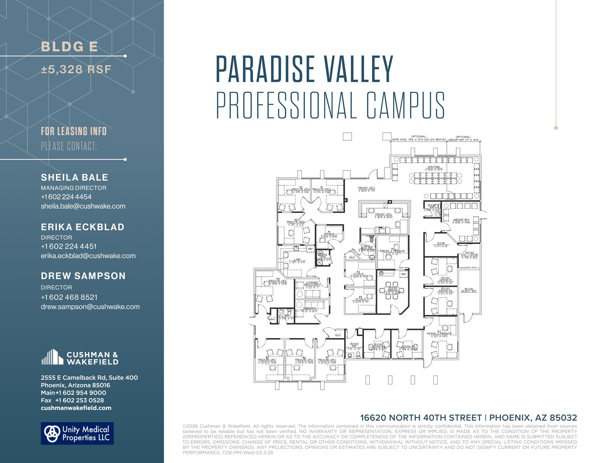 16620 N 40th St, Phoenix, AZ for lease Site Plan- Image 1 of 1