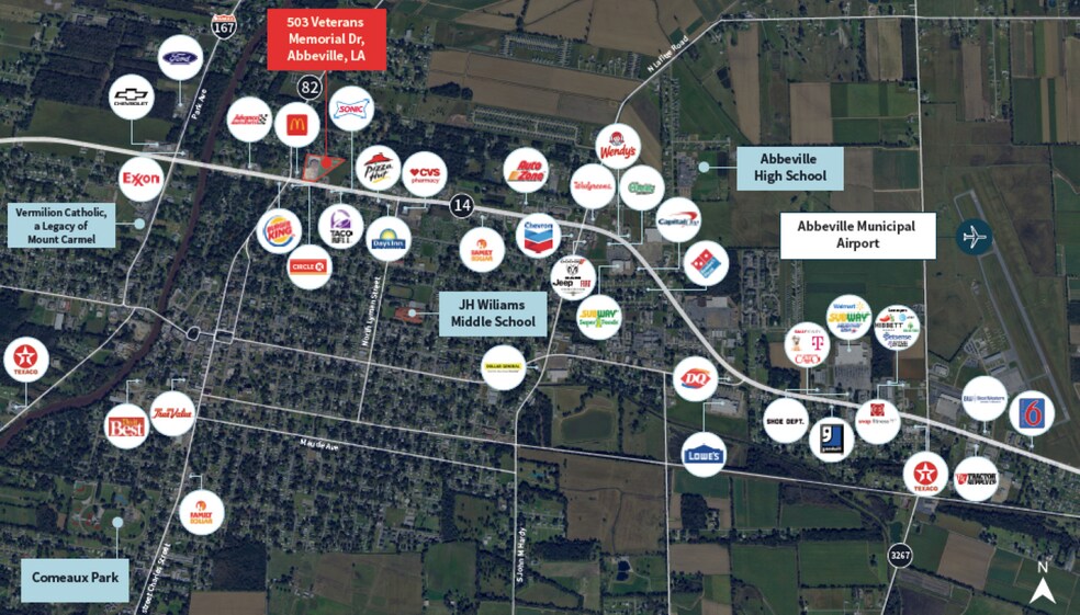 503 Veterans Memorial dr, Abbeville, LA for sale - Building Photo - Image 3 of 3