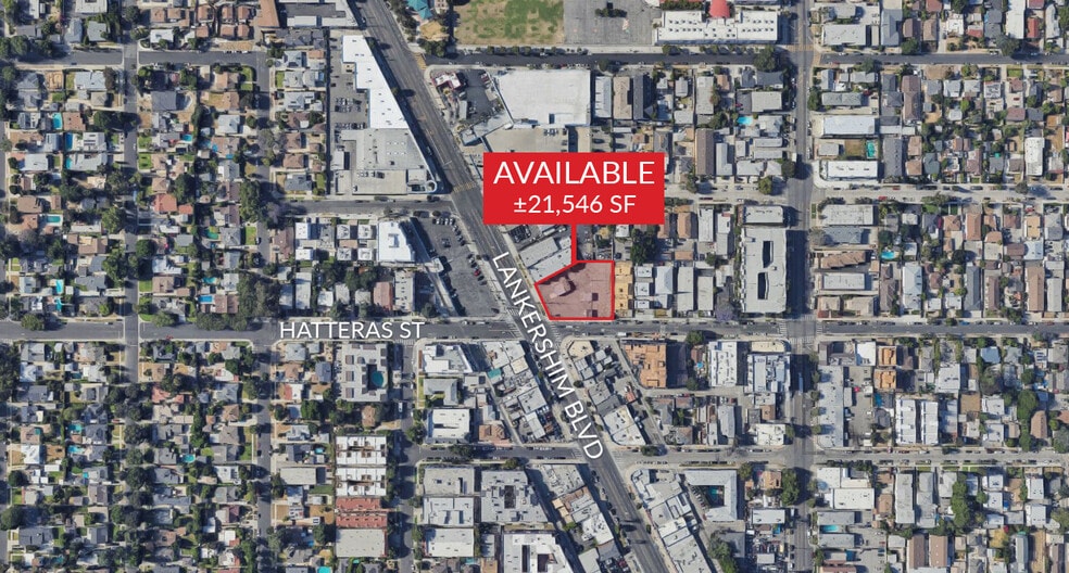 5802-5806 Lankershim Blvd, North Hollywood, CA for lease - Aerial - Image 2 of 5