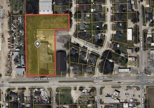 609 Little York Rd, Houston, TX - AÉRIEN Vue de la carte