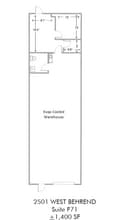 2401 W Behrend Dr, Phoenix, AZ for lease Floor Plan- Image 1 of 1