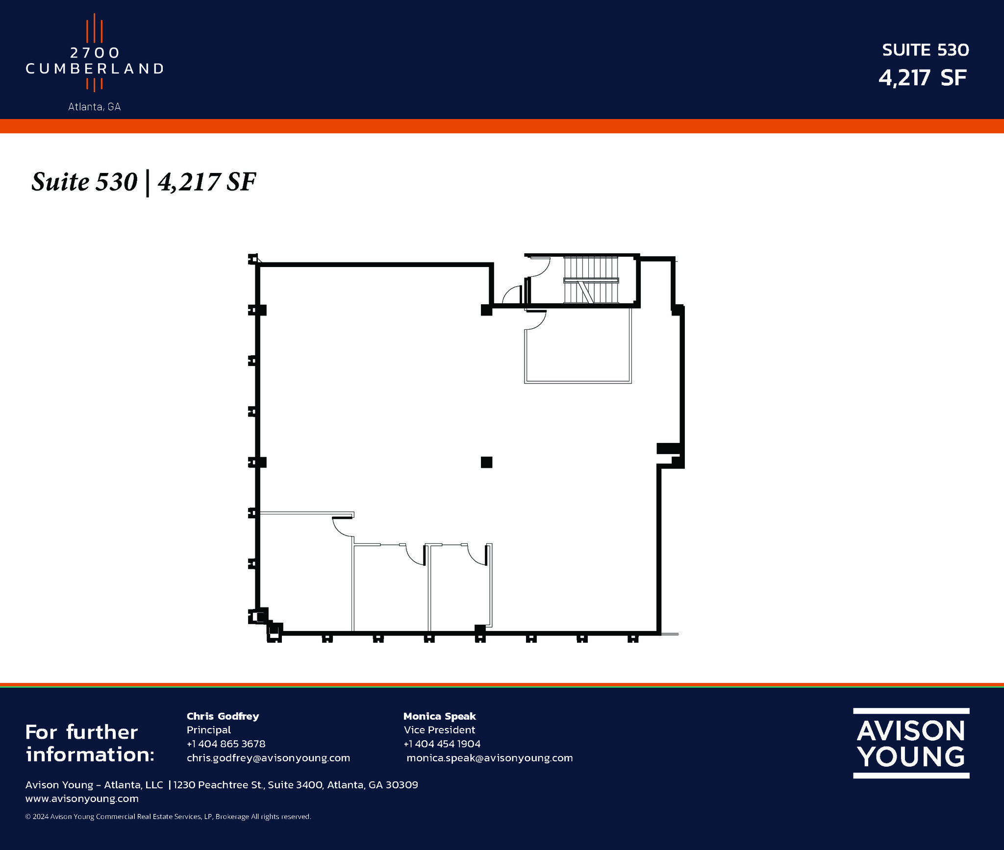 2700 Cumberland Pky SE, Atlanta, GA à louer Plan d  tage- Image 1 de 1