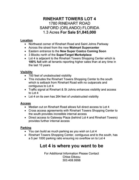 1780 Rinehart Rd, Sanford, FL for sale - Building Photo - Image 2 of 27