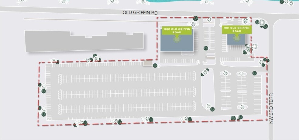 901-1001 Old Griffin Rd, Dania Beach, FL for lease - Building Photo - Image 2 of 20