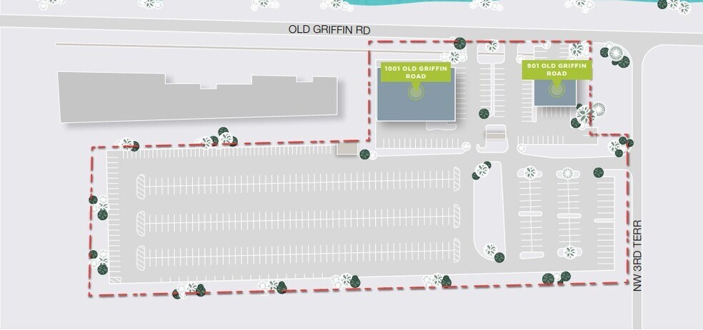 901-1001 Old Griffin Rd, Dania Beach, FL à louer - Photo du bâtiment - Image 2 de 20