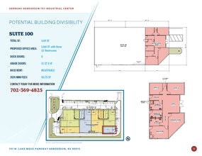 751 W Lake Mead Pky, Henderson, NV à louer Plan d’étage- Image 1 de 1