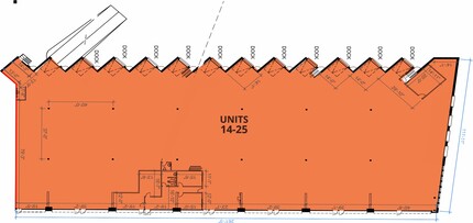 6625 Tomken Rd, Mississauga, ON for lease Floor Plan- Image 1 of 7
