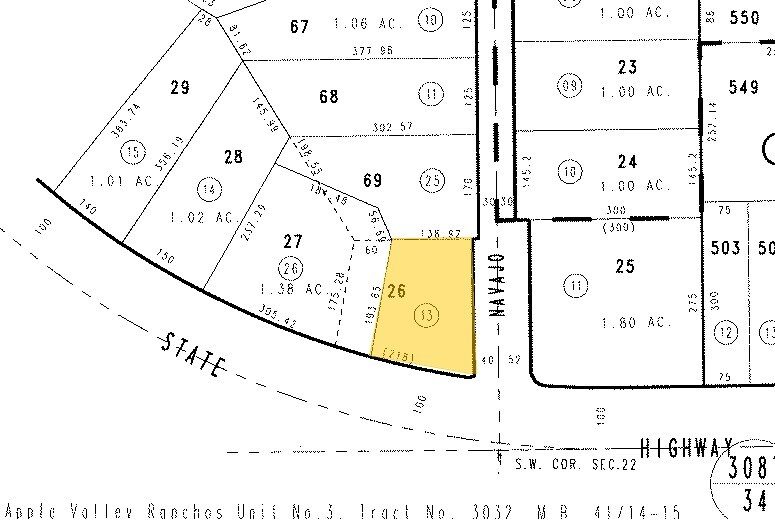 20250 Outer Hwy 18, Apple Valley, CA à louer - Plan cadastral - Image 2 de 4