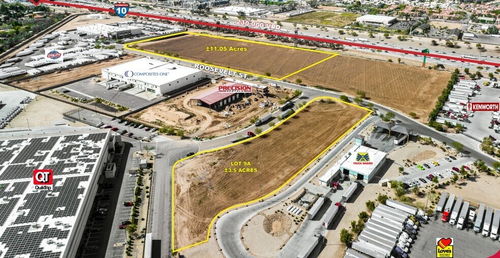 SW 1-10 & 83rd Ave, Tolleson, AZ à vendre - Aérien - Image 3 de 3