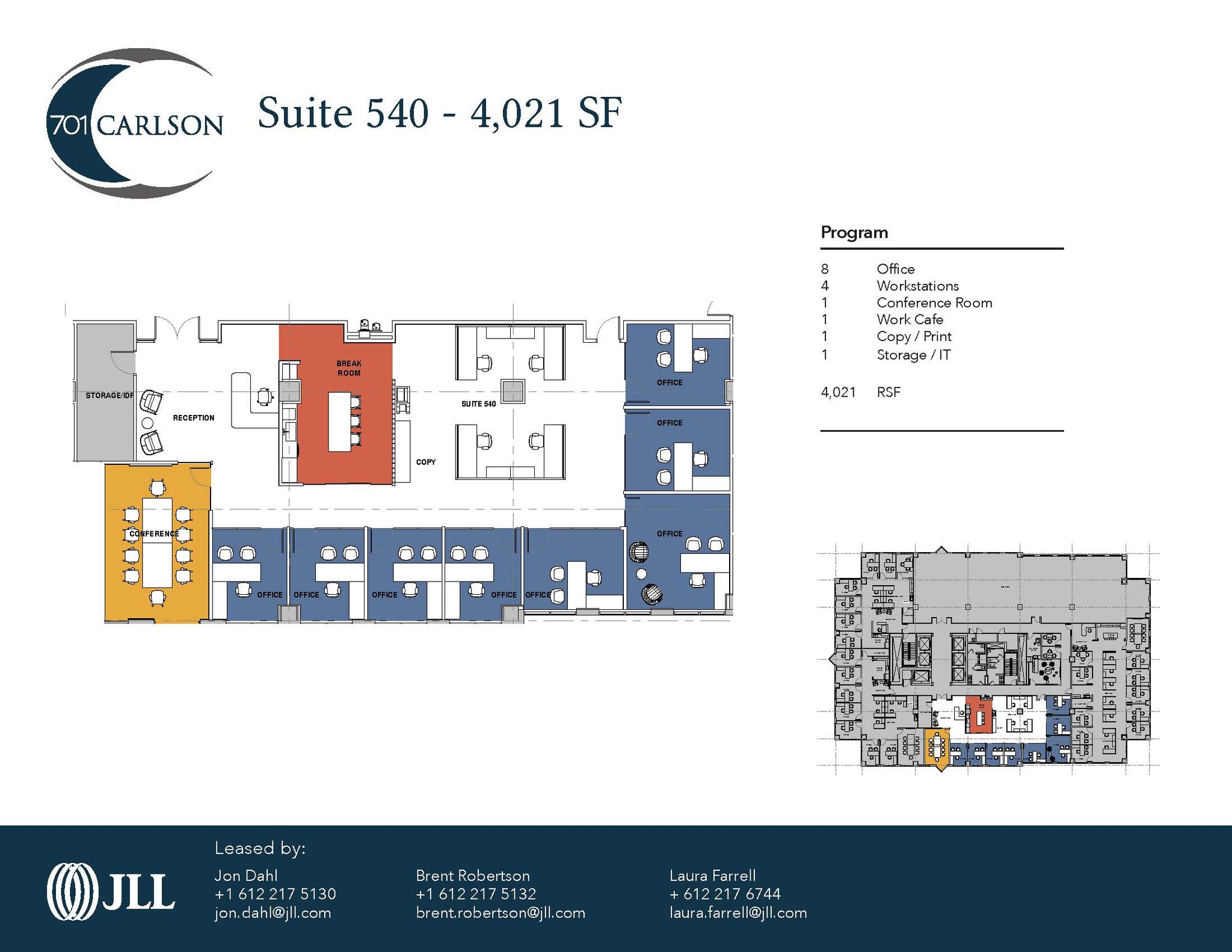 701 Carlson Pky, Minnetonka, MN à louer Plan d’étage- Image 1 de 1