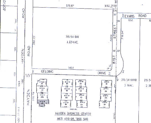 14201 N Hayden Rd, Scottsdale, AZ à louer - Plan cadastral - Image 3 de 34