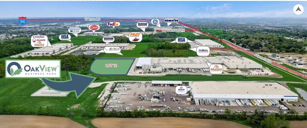 W Oakwood Rd, Oak Creek, WI à vendre - Photo du bâtiment - Image 1 de 1