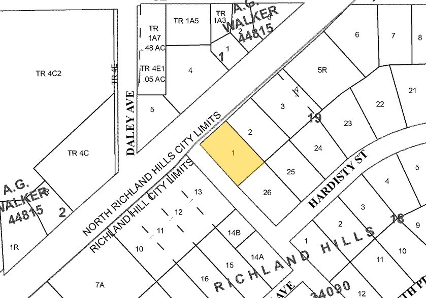 7100 Blvd 26, Richland Hills, TX à vendre - Plan cadastral - Image 2 de 13