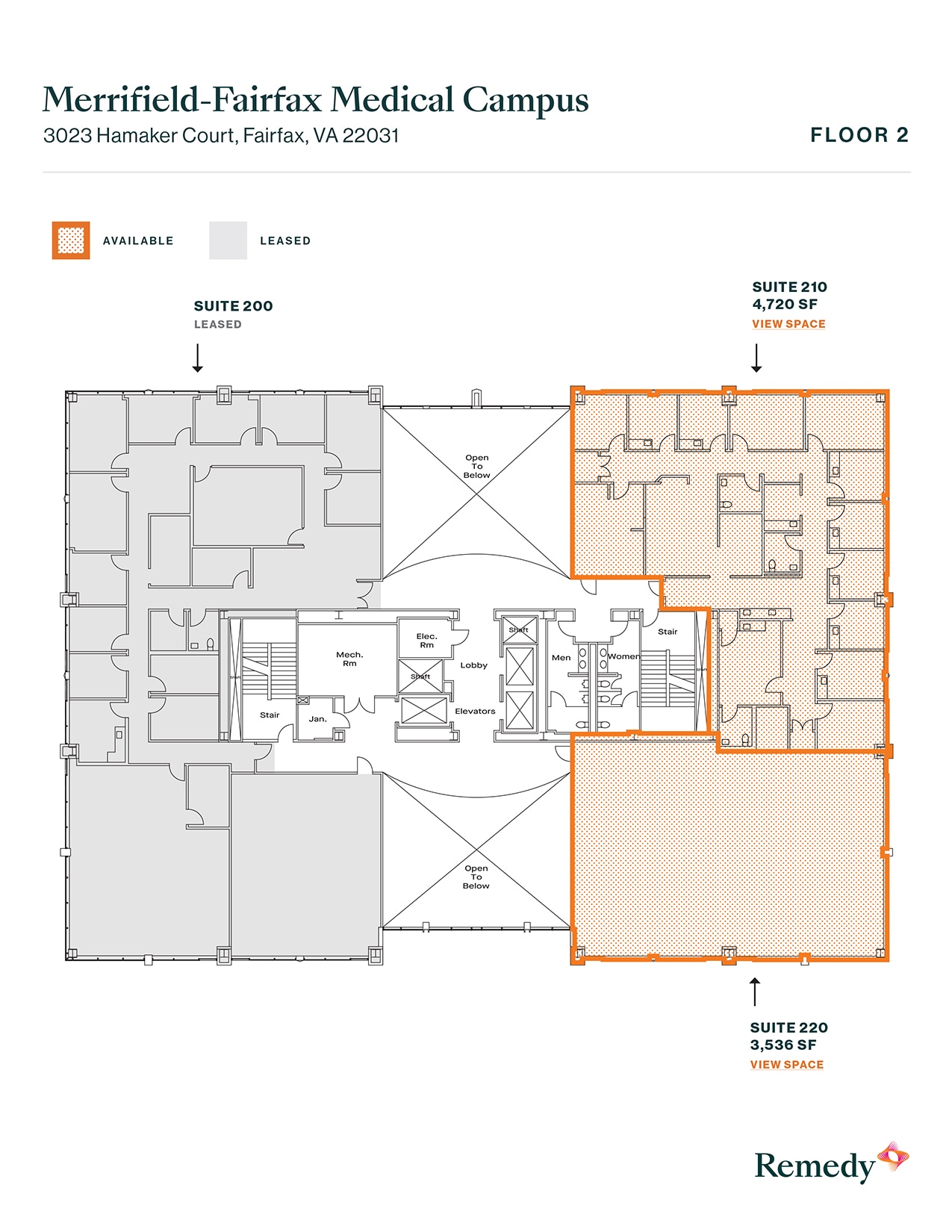 3023 Hamaker Ct, Fairfax, VA for lease Floor Plan- Image 1 of 1