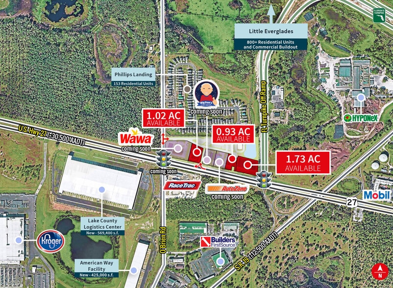 US Hwy 27 & O'Brien Road, Groveland, FL for lease - Building Photo - Image 2 of 2