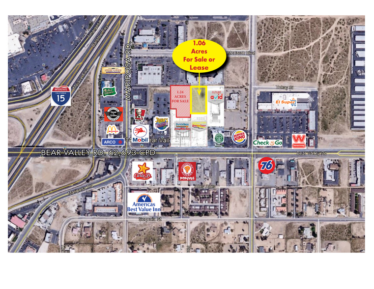 Bear Valley Rd & Mariposa Rd, Victorville, CA for lease - Primary Photo - Image 1 of 5