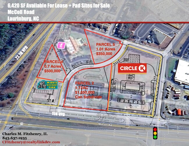 More details for 156 Hampton Circle, Laurinburg, NC - Land for Sale