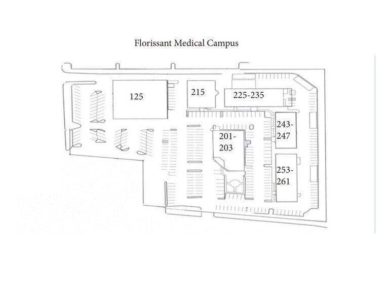 253-261 Dunn Rd, Florissant, MO à louer - Plan de site - Image 2 de 2