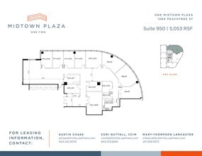 1360 Peachtree St NE, Atlanta, GA à louer Plan de site- Image 1 de 1
