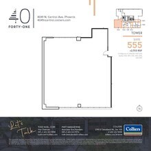 4041 N Central Ave, Phoenix, AZ for lease Floor Plan- Image 1 of 1