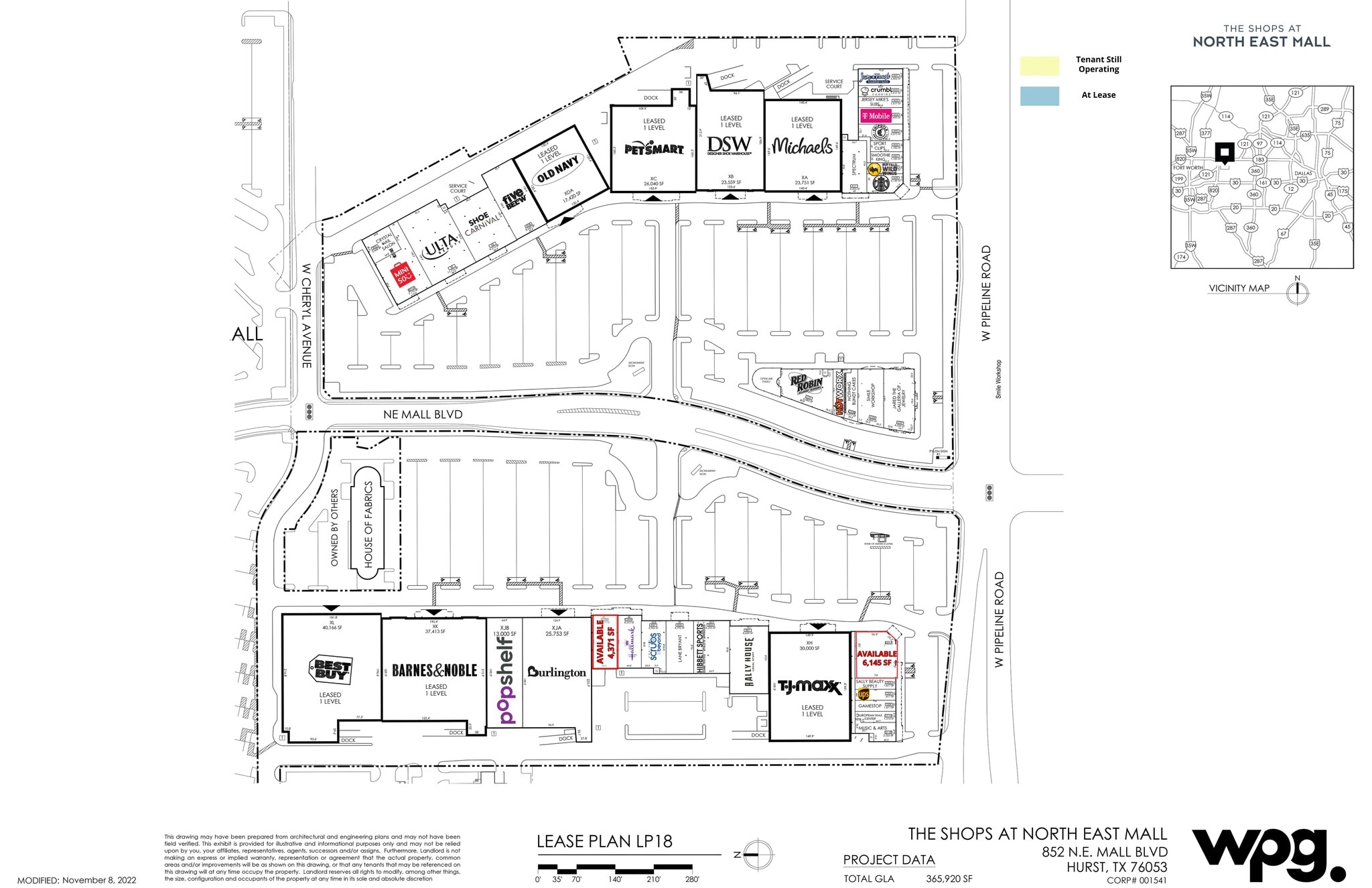 869 North East Mall Blvd, Hurst, TX for lease Site Plan- Image 1 of 5