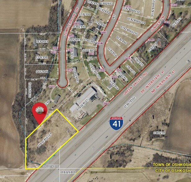 00 Green Valley Rd, Oshkosh, WI à louer - Plan cadastral - Image 2 de 2