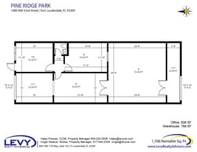 1052-1090 NW 53rd St, Fort Lauderdale, FL for lease Floor Plan- Image 2 of 3