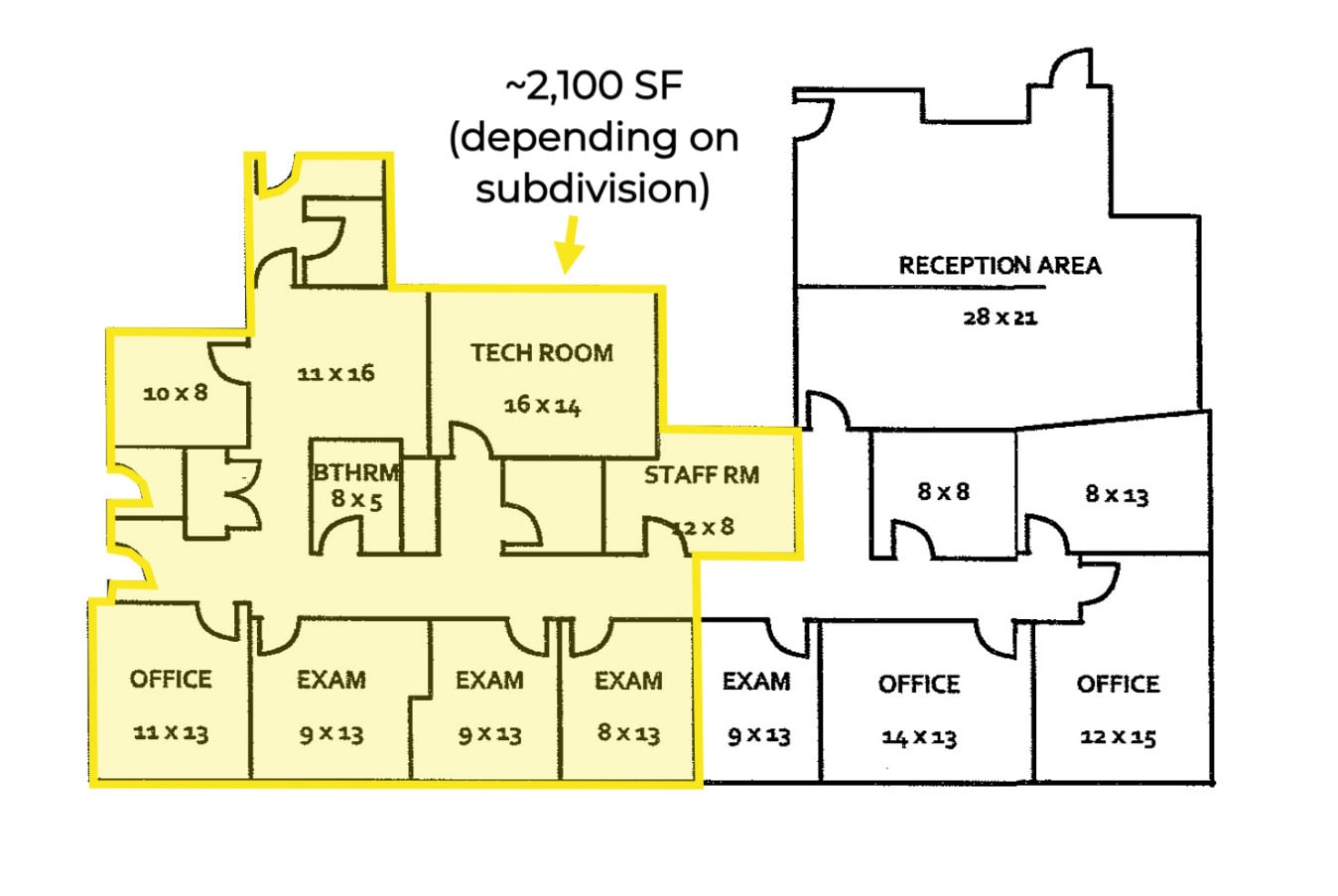 Mediplex Of Concord, Concord, MA for lease Floor Plan- Image 1 of 1
