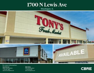 Plus de détails pour 1700 N Lewis Ave, Waukegan, IL - Commerce de détail à louer