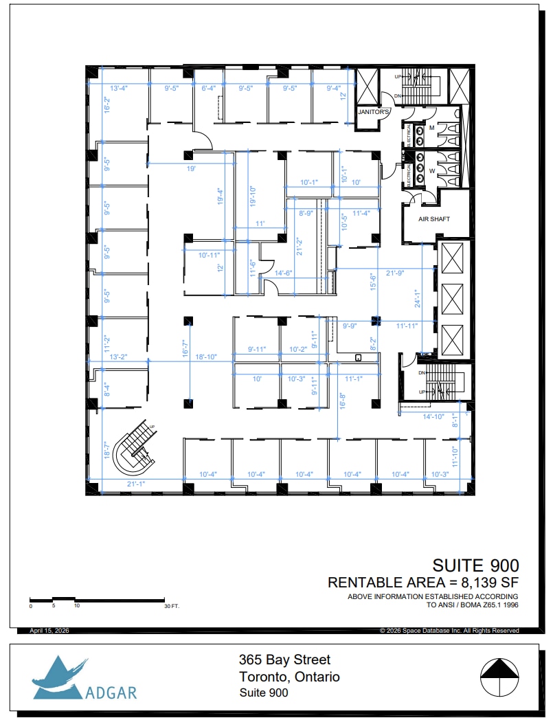 365 Bay St, Toronto, ON for lease Floor Plan- Image 1 of 1