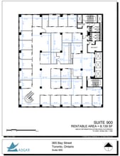 365 Bay St, Toronto, ON for lease Floor Plan- Image 1 of 1