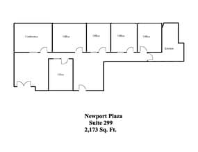1601 Dove St, Newport Beach, CA for lease Floor Plan- Image 1 of 1